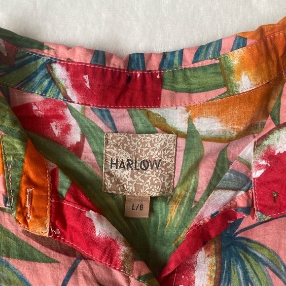 Harlow Watermelon Print Tie-Front Top - Picture 2 of 3